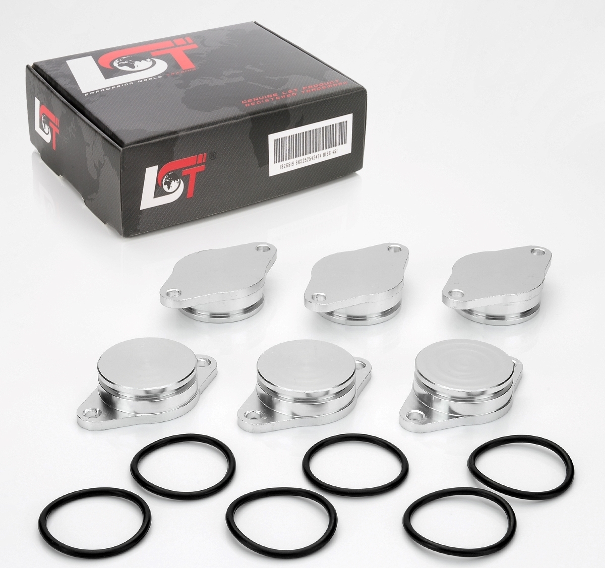 LST Drallklappen Set 6x 32mm Alu mit O-Ring Ansaugbrücke für BMW X5 X6 3er 5er 6er ELP-0002 x6