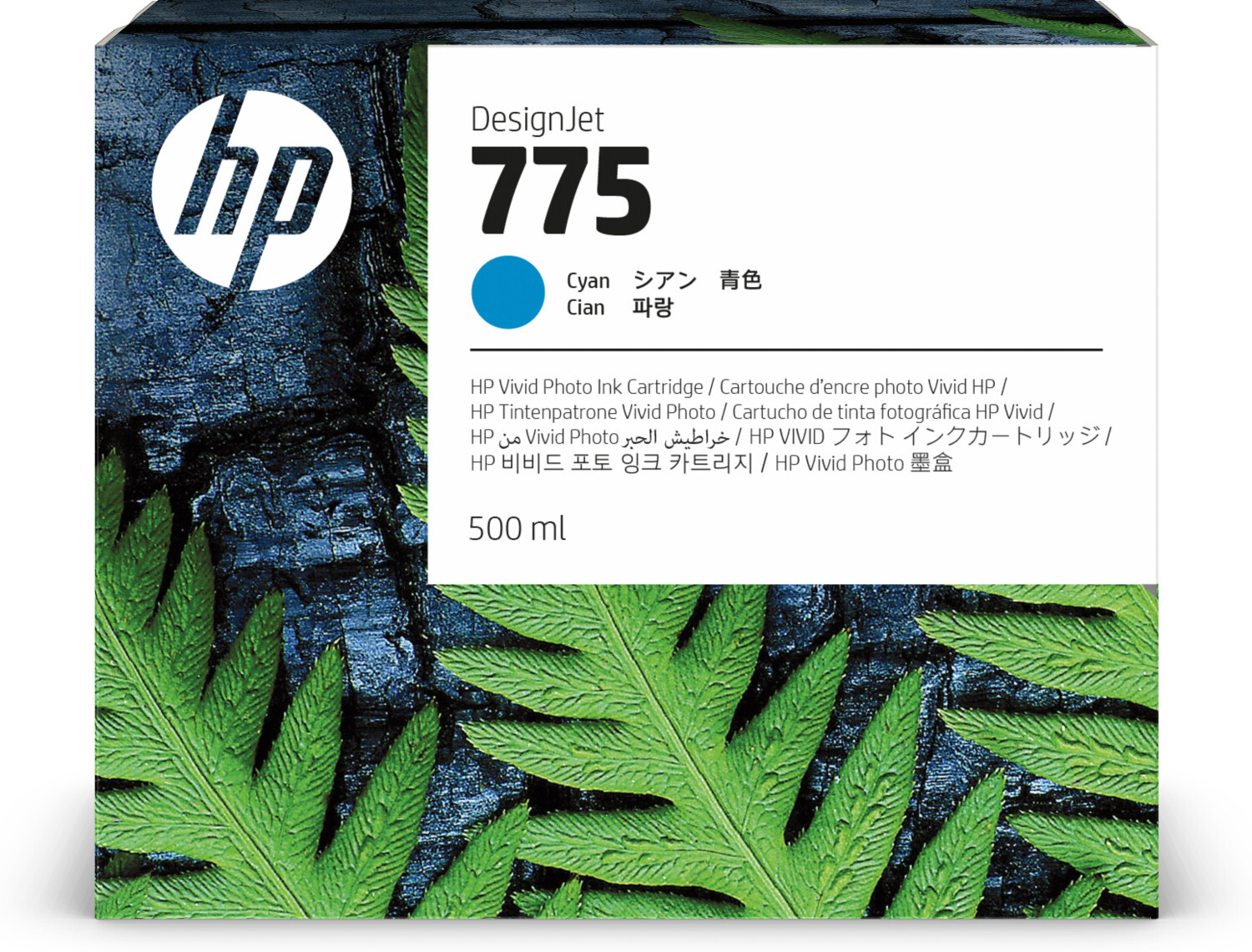 HP 775 500-ml azurová atramentová kazeta 1 kus(y) Originálna štandardná výťažnosť