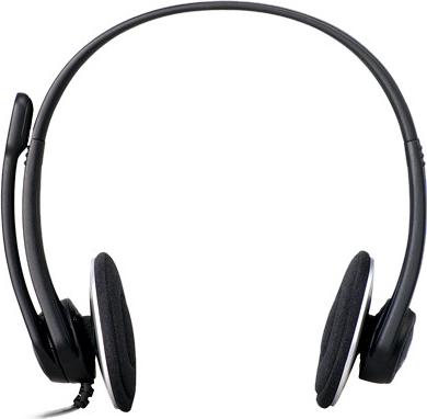 Logitech USB Headset H330, Kábel, 50 - 15000 Hz, Kancelária / call centrum, Slúchadlá s mikrofónom, Čierna