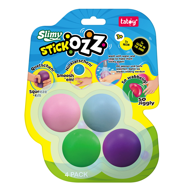 TrendAlliance SLIMY Stick-Ozz neon & glow-in-the-dark 53300