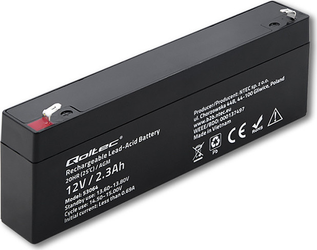 Batéria AGM | 12V | 2.3Ah | max. 34.5A