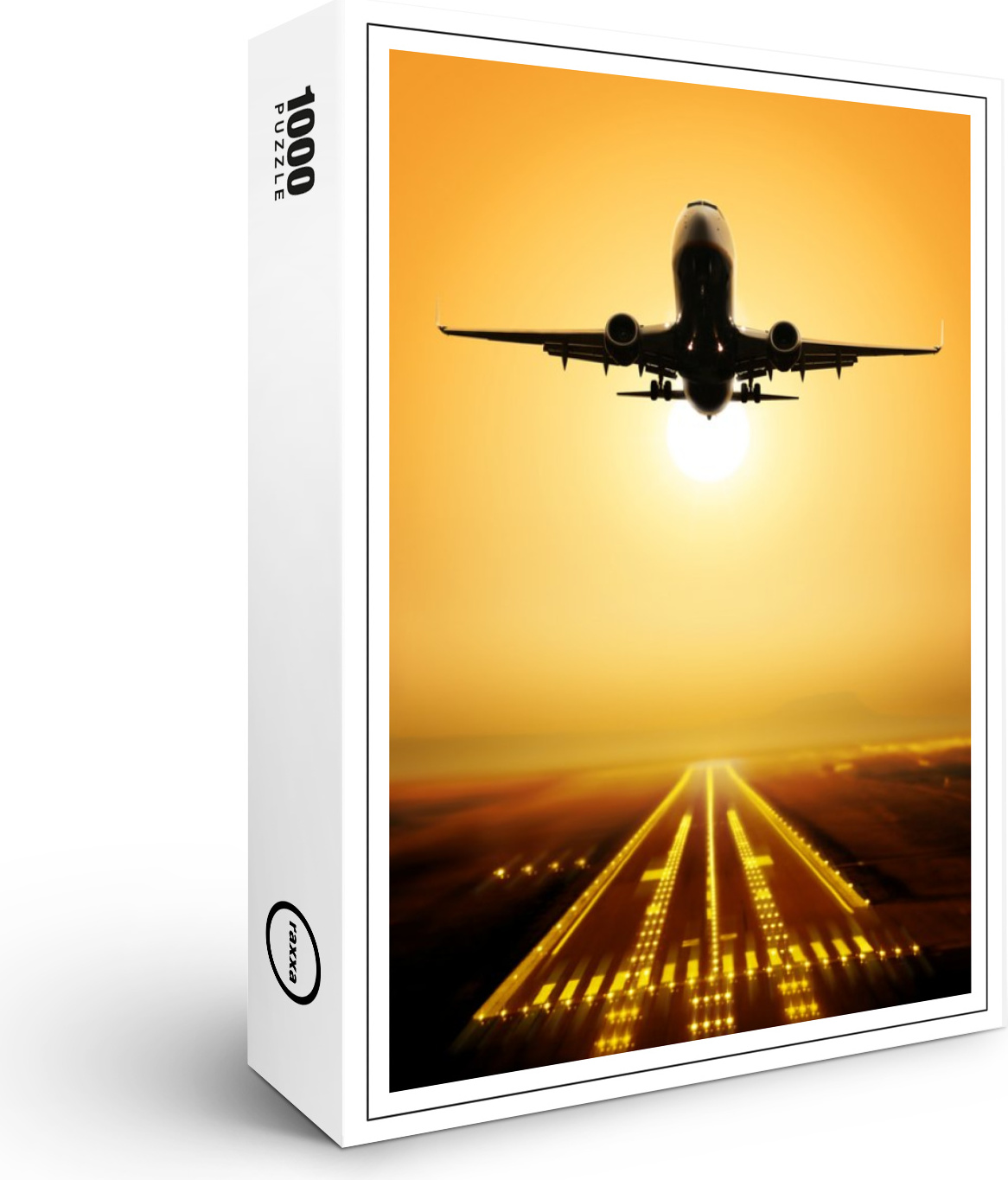 raxxa Premium-Puzzle "Flugzeug und Landebahn", 1000 Teile 1-14270-5777-264