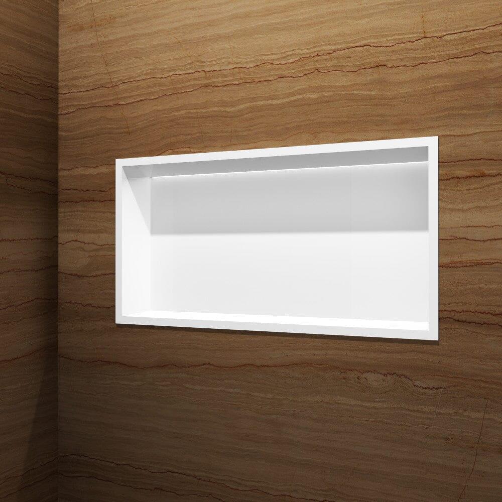 Medimex Wandnische Dusche OCEANIC mit LED weiss