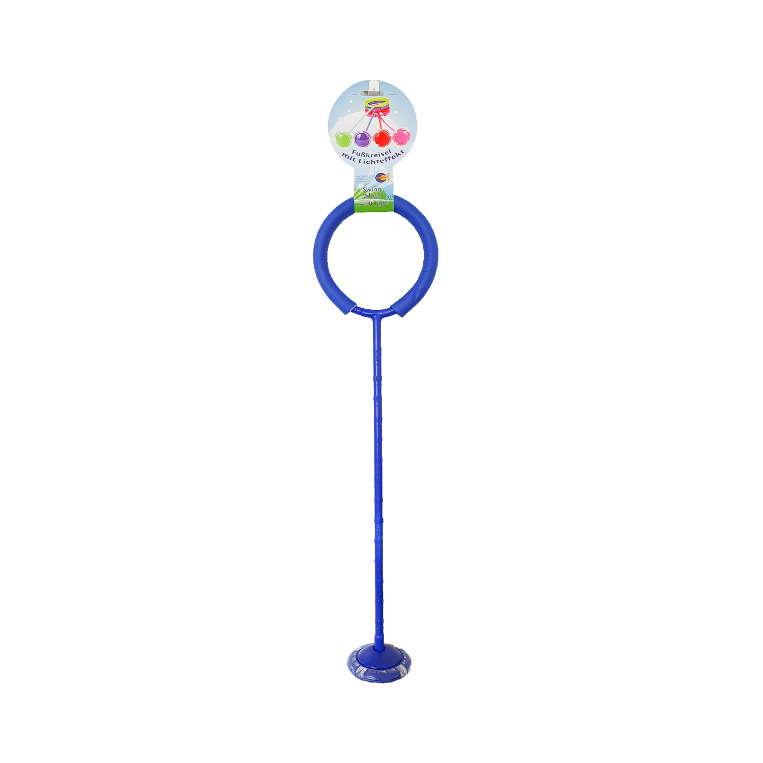 Fun Trading 4929-B Fußkreisel mit Licht - blau 10425962_0