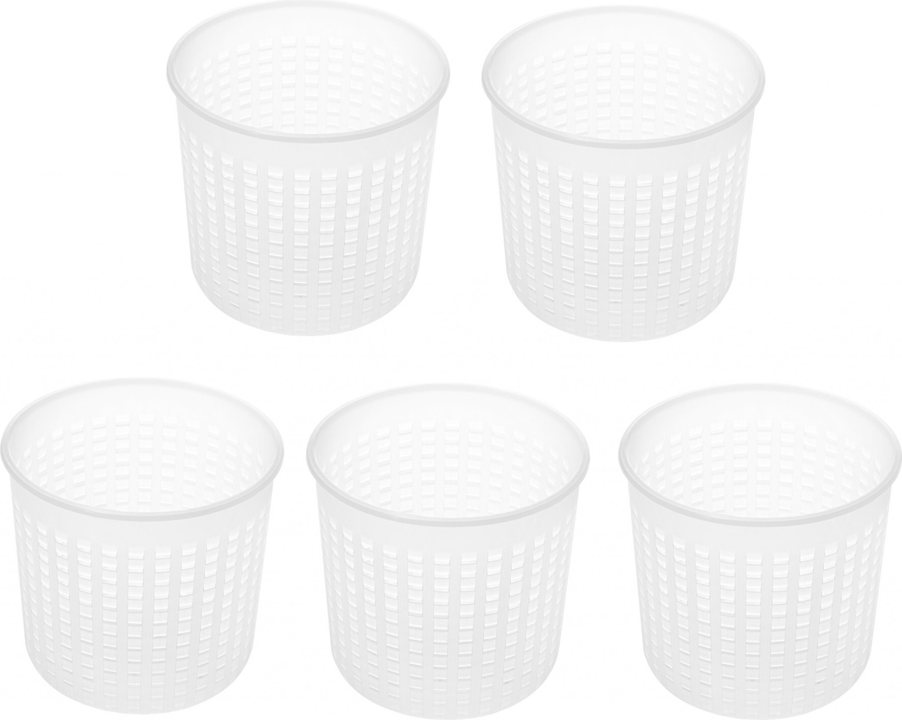 Alcofermbrew 5 x Käseform 8x8cm - 300g, Käse Form, Kaseform, Kase Form, Käse Formen, Käseformen