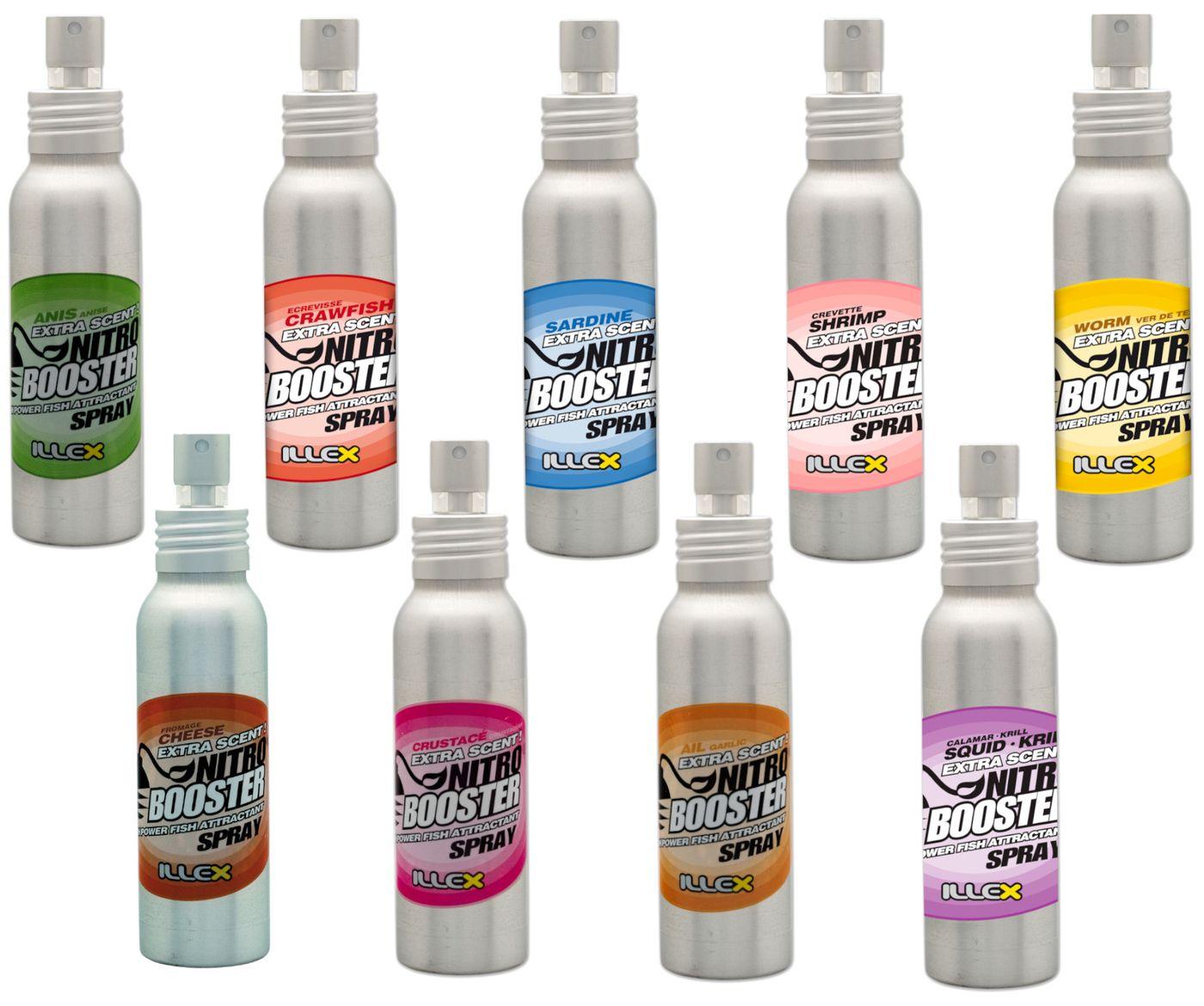 Illex NITRO BOOSTER Spray 75ml - Lockstoff für Fische , Geschmack:Squid/Krill 07305