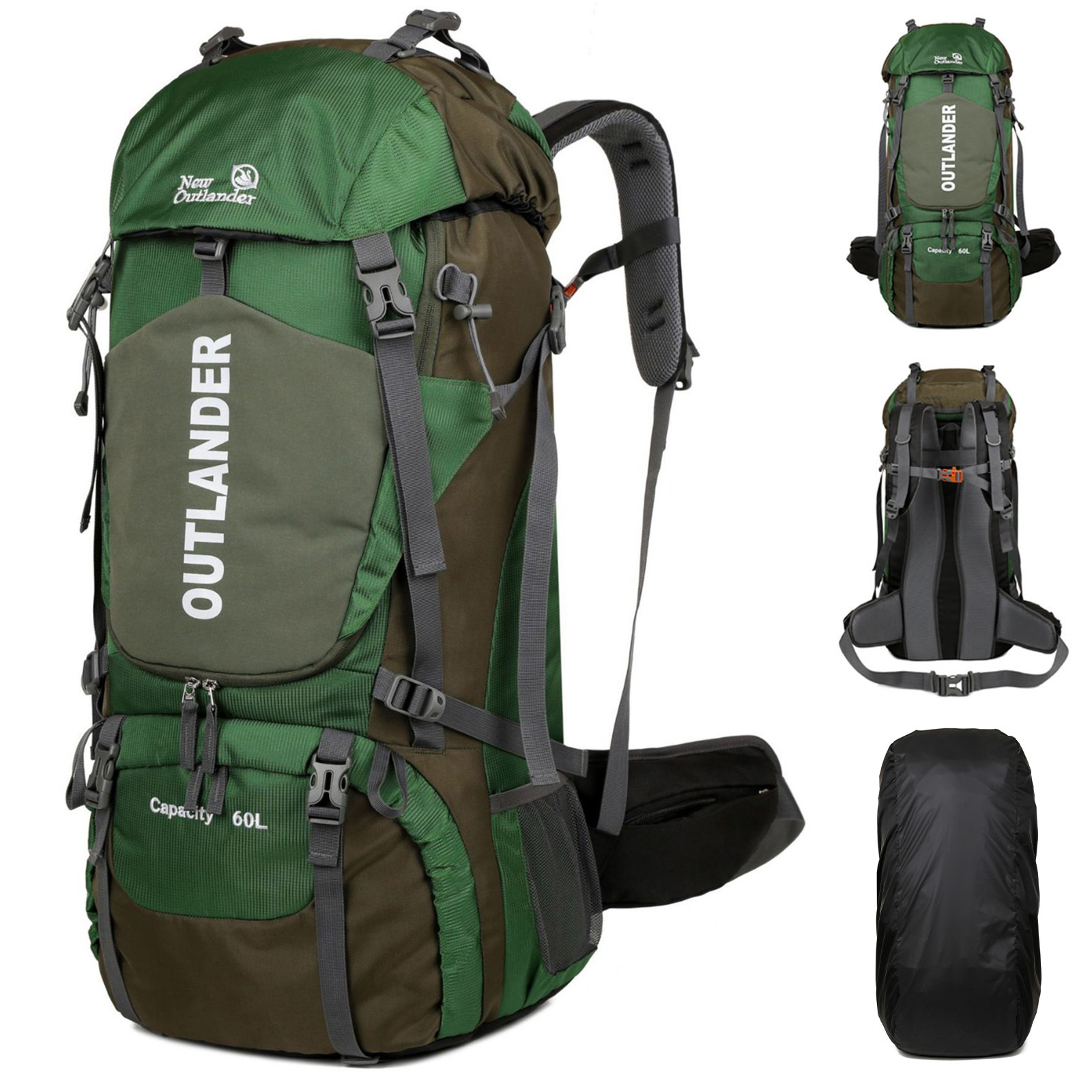 Cocosity rucksack, Campingrucksack, Wanderrucksack, Wanderrucksack Männer, Wanderrucksack Rucksäcke, Wandern Backpacking, wasserdichter leichter Rucksack, Rucksack für Camping, Rucksack mit Schuhfach Frauen