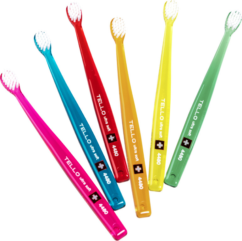 TELLO Kids 4480 Ultra Soft Handzahnbürste für Kinder