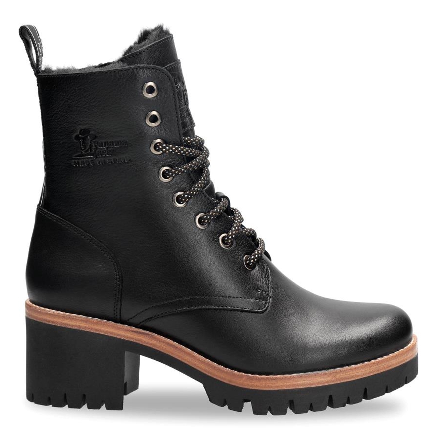 Panama Jack Padme B2 Veterschoenen Hak - Zwart - Maat 40 Padma B2