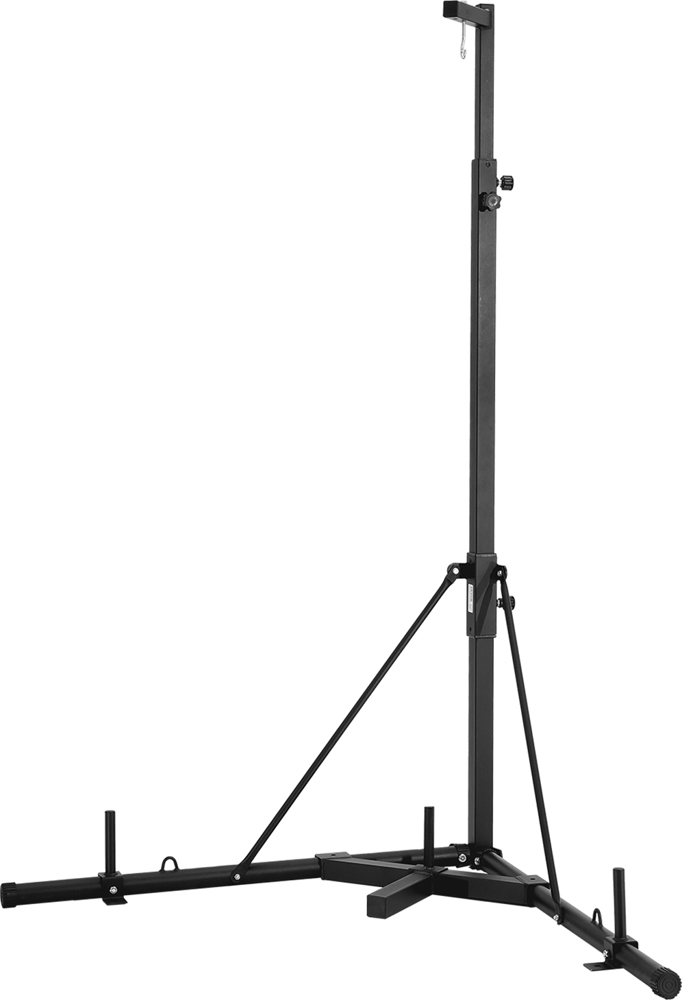 Supporto A Parete Per Sacco Da Boxe – Rotazione 360°, Lunghezza Regolabile 44-66 Cm, Carico 150 Kg