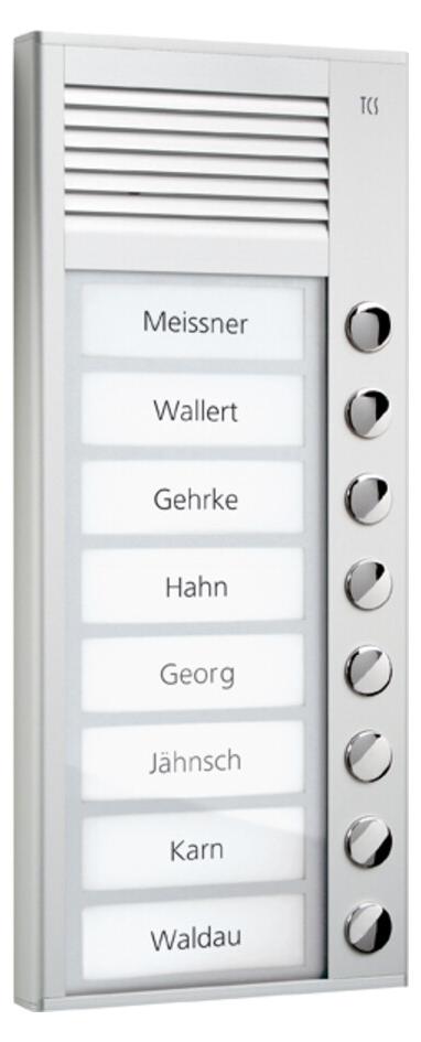 TechniSat TCS AP-Tuerstation PAK08-EN Audio 8 Tasten 1-r