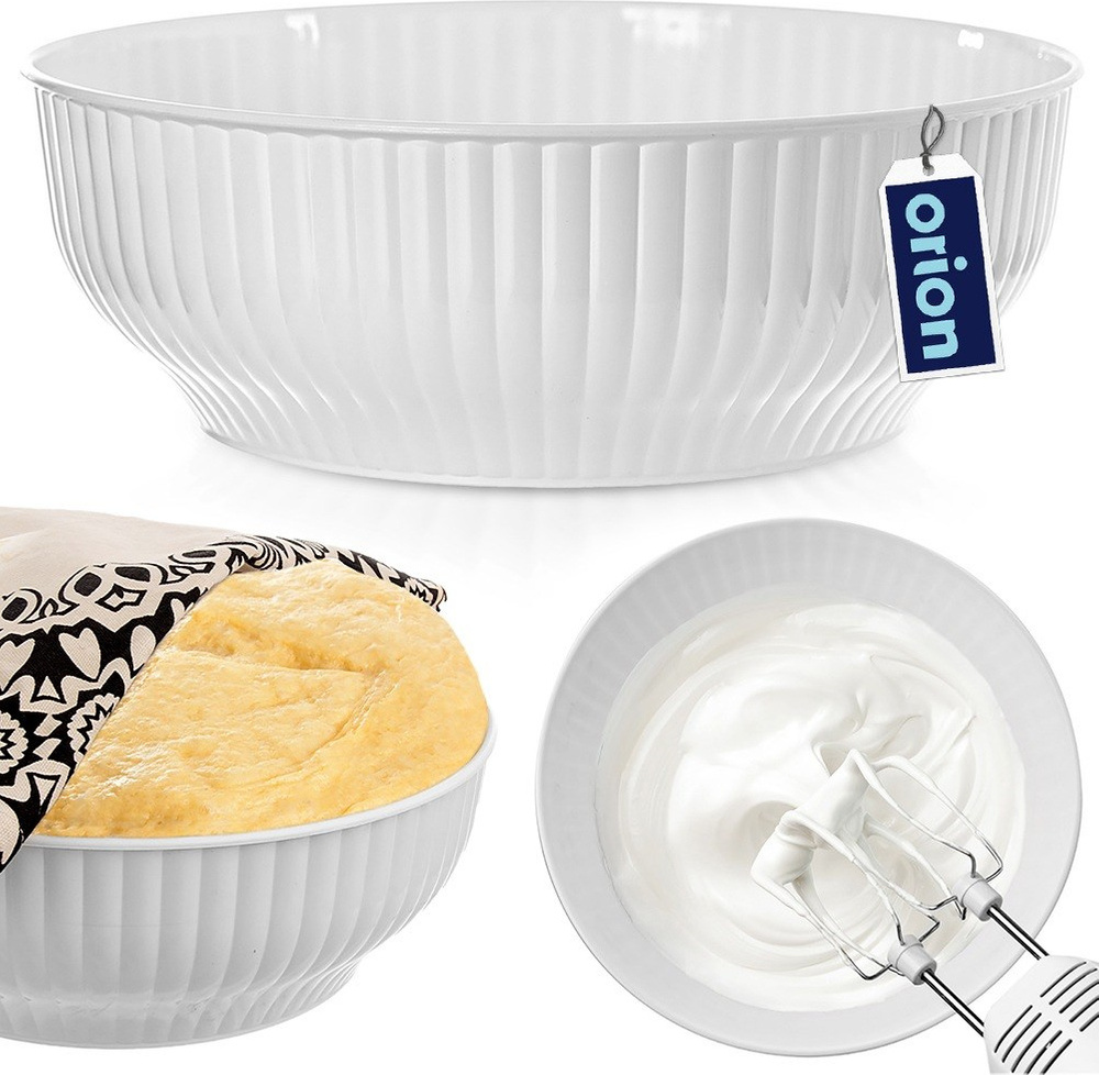 Orion Salatschüssel Salatschale Schüssel Schale weiß 30 cm 5 L