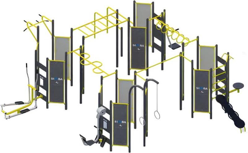 Straßensportgeräte Klimmzugstangen Freizeitpark Schultermuskeln Brustmuskeln