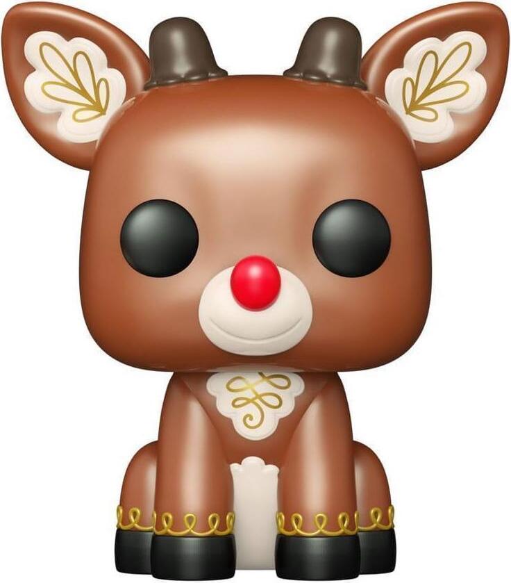 Funko FK79945 - Rudolph mit der roten Nase POP! Movies Vinyl Figur Rudolph sitting 9 cm