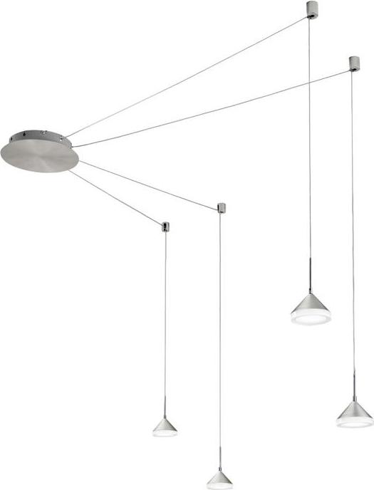 Isabella LED-Hängeleuchter aus Metall und Methacrylat 3410-49-212 Fabas Luce