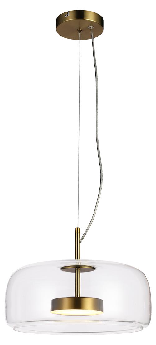 LED-Pendelleuchte 10W CASTE PND-17760B-BRSS-CL Italux