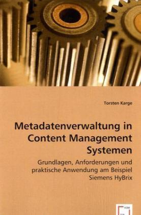 VDM Metadatenverwaltung in Content Management Systemen