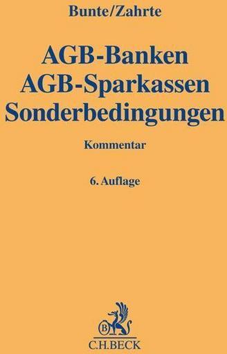 C. H. Beck AGB-Banken, AGB-Sparkassen, Sonderbedingungen
