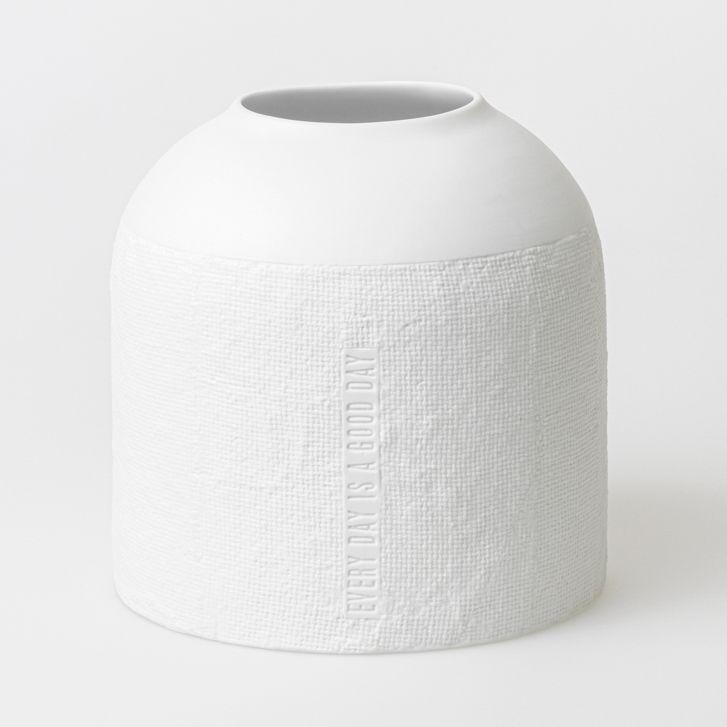 räder Formsprache Vase "Every day is a good day"