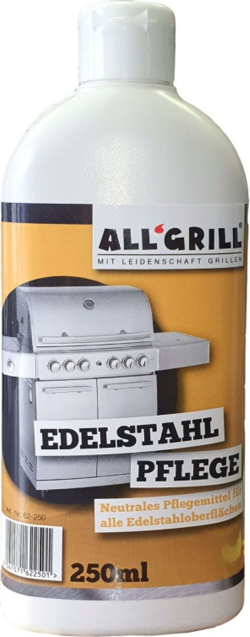 ALLGRILL All'Grill ALL'GRILL Edelstahlpflege - Hochwirksames Pflegeprodukt für beanspruchte Edelstahloberflächen - Gastrobereich geeignet 1303202300416