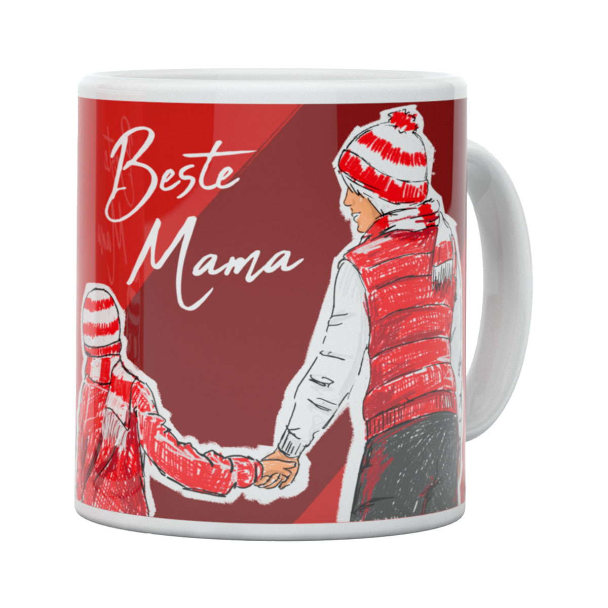 Fortuna Düsseldorf Tasse 2024/25 - Kaffeetasse Mit Spielerunterschriften & Vereinslogo