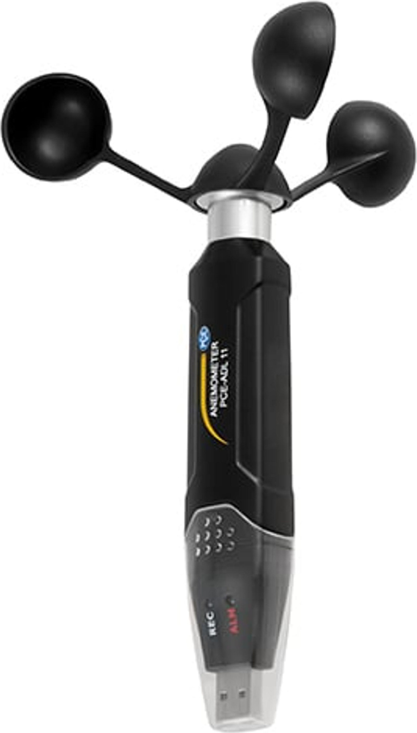 PCE Instruments PCE-ADL 11, Meteorologisch, Tasse, 0 - 50 m/s, m/s, km/h, 3%, LCD