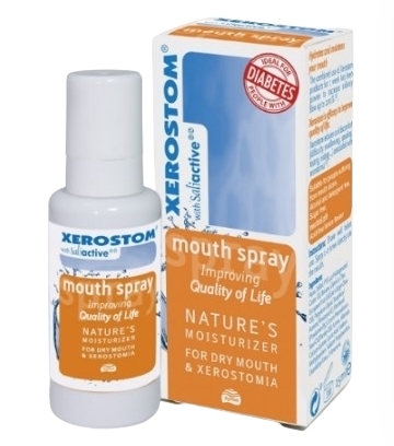 Biocosmetics Xerostom Dry Mouth Spray Moisturizing Spray with SaliActive to Relieve Dry Mouth and Xerostomia 15ml