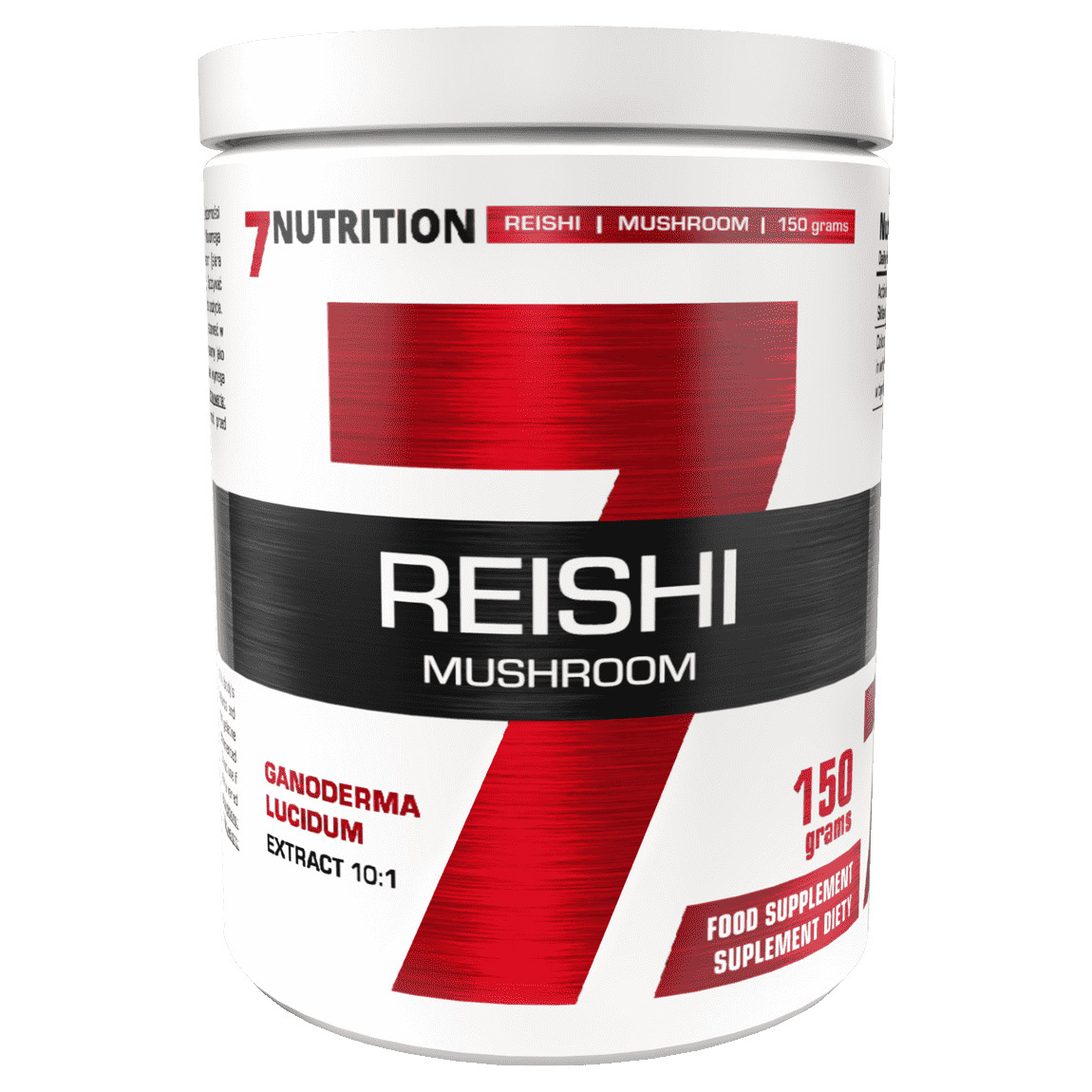 7Nutrition Pilz REISHI (Ganoderma Lucidum) 10:1 150g Pulver