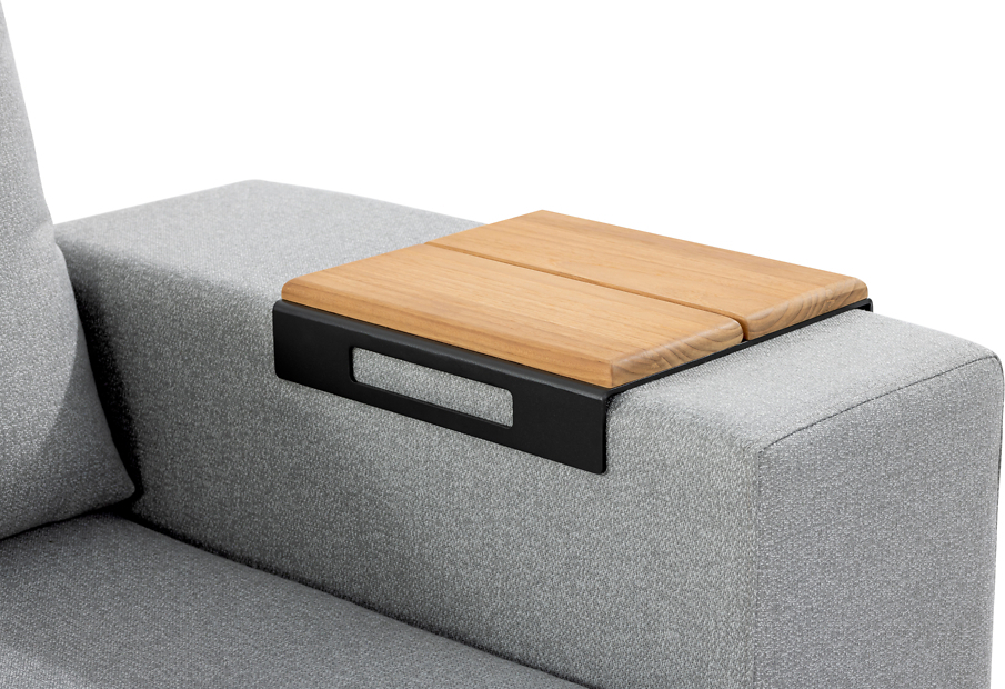 Niehoff Malta Armlehntablett Aluminium 30x27,5x7 cm G830-069-000