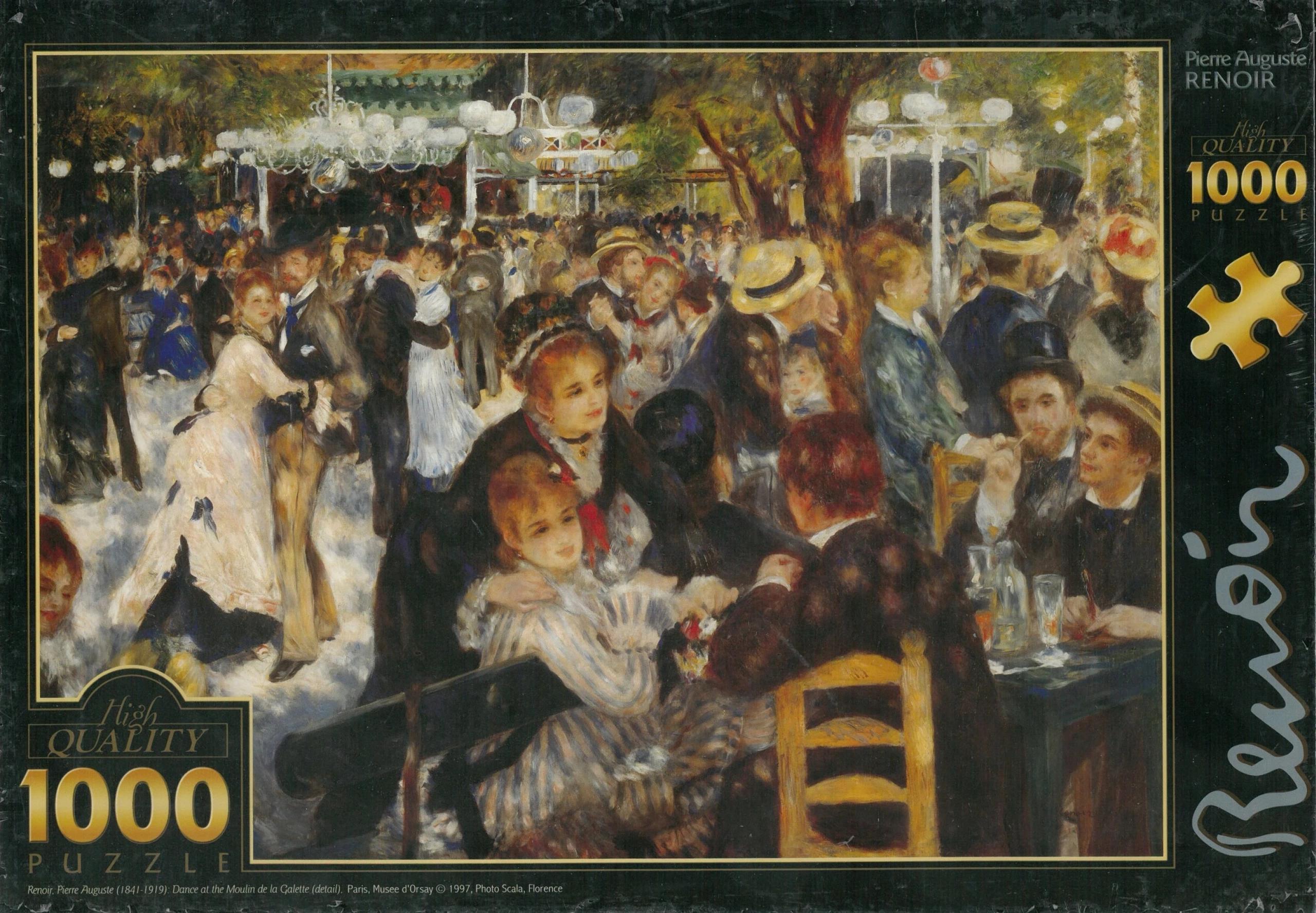 D-Toys Puzzle 1000 Elemente. Pierre Auguste Renoir, Frühstück der Ruderer