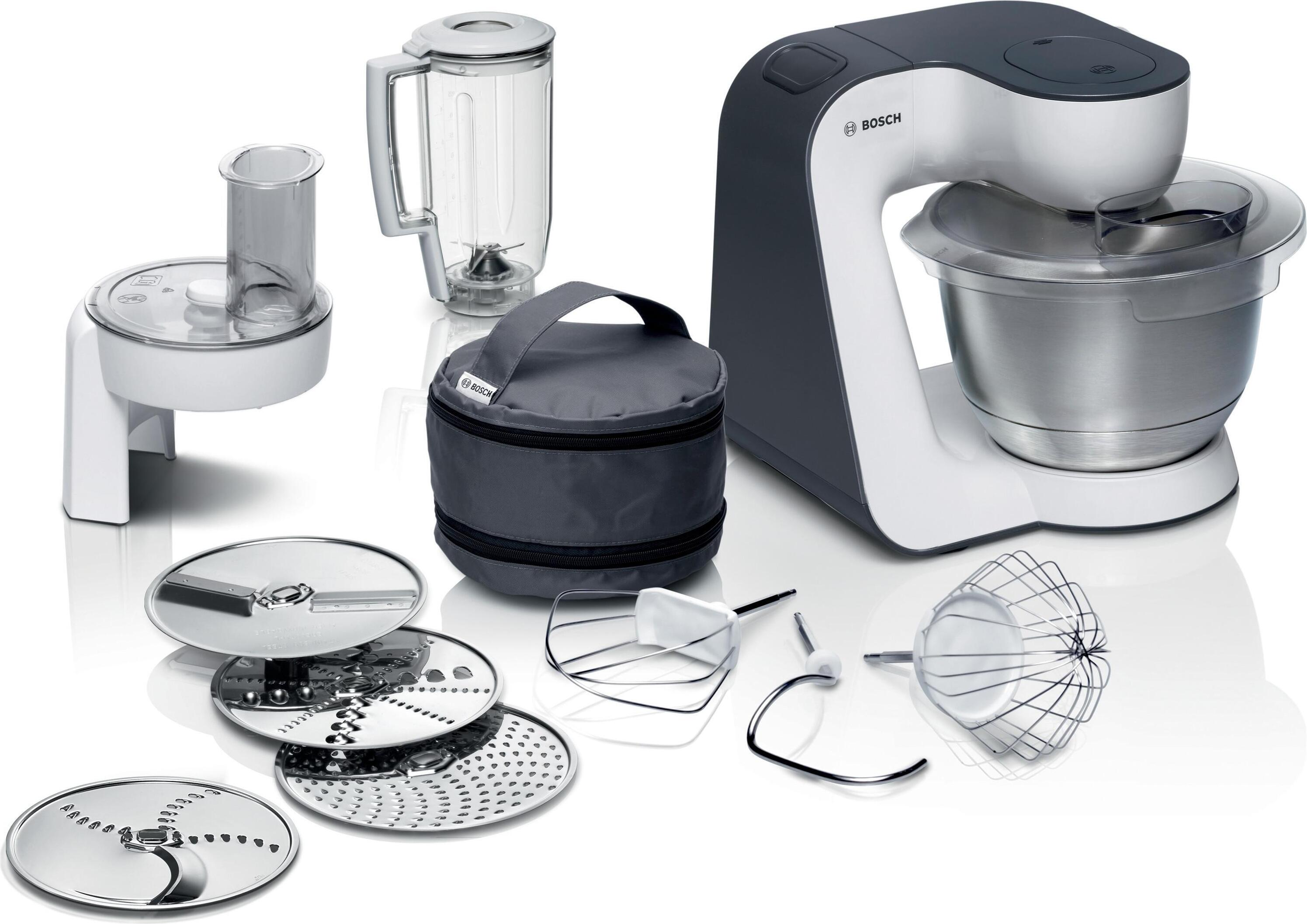 Bosch MUM50E32DE Kuchynský robot 800 W, 3,9 l, nerezová oceľ