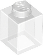 1 Stück LEGO, Teil Nr. 3005 in Trans (Trans Clear) 3005-Trans (Trans Clear)-1 Stück-165