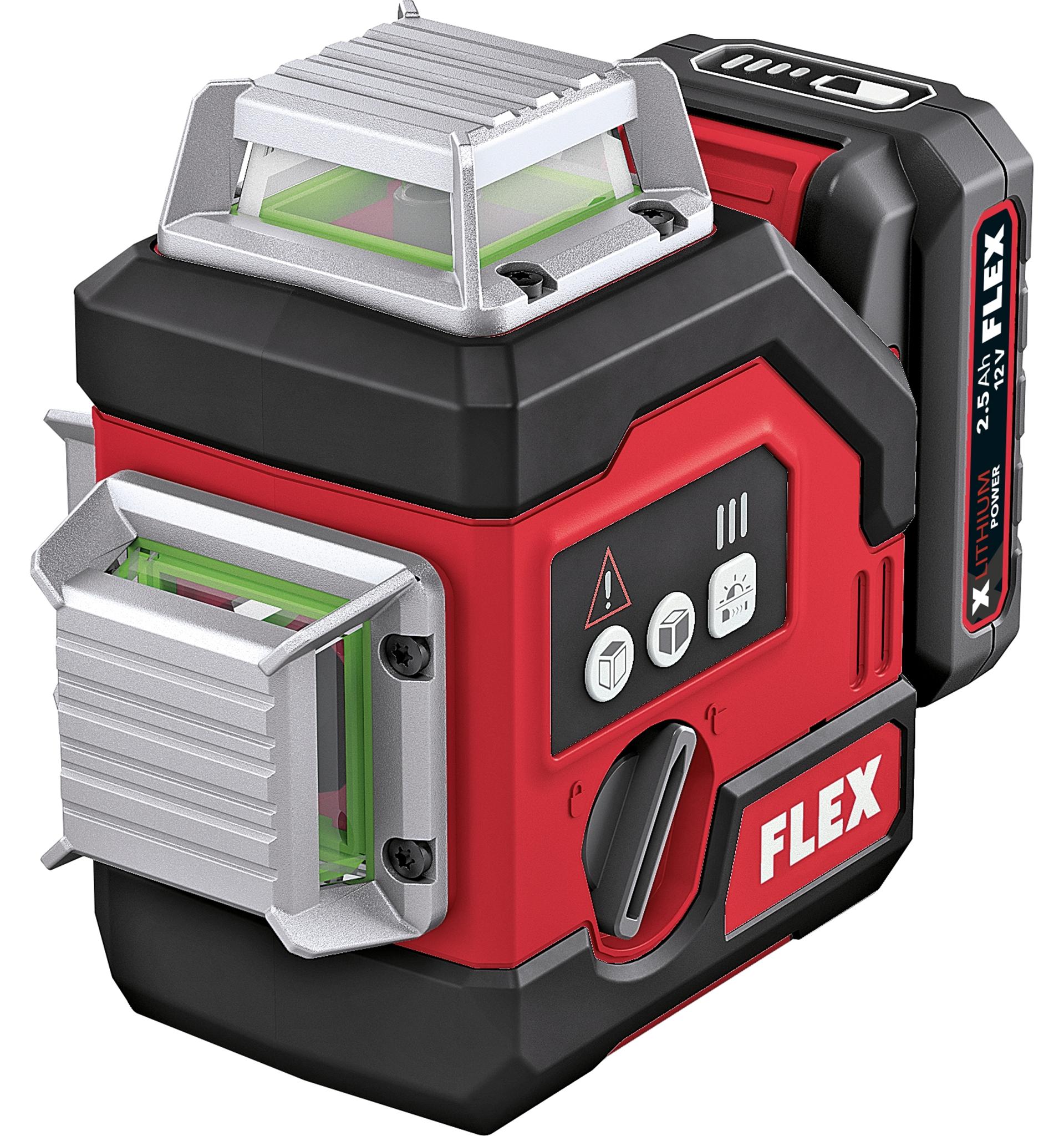 FLEX Kreuzlinien-Laser ALC 3/360-G/R 12 Set - 532278
