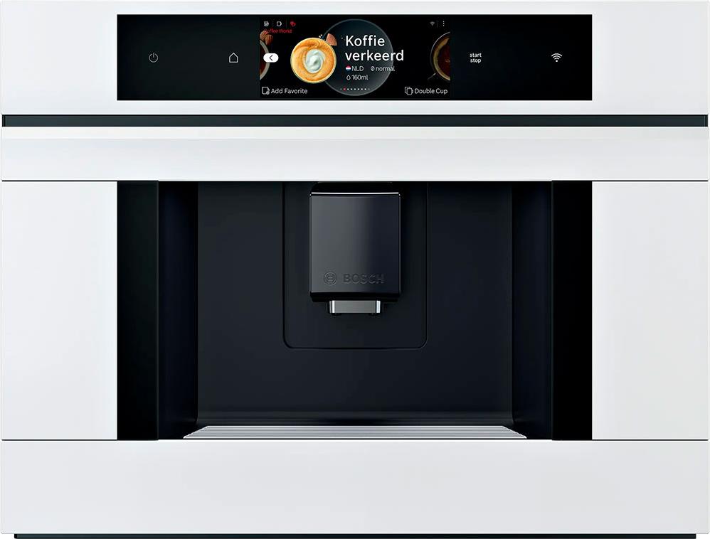 Bosch Serie 8 CTL7181W0, Espresso kávovar, 2,4 L, Kávové zrná, Vstavaný mlynček, Biela