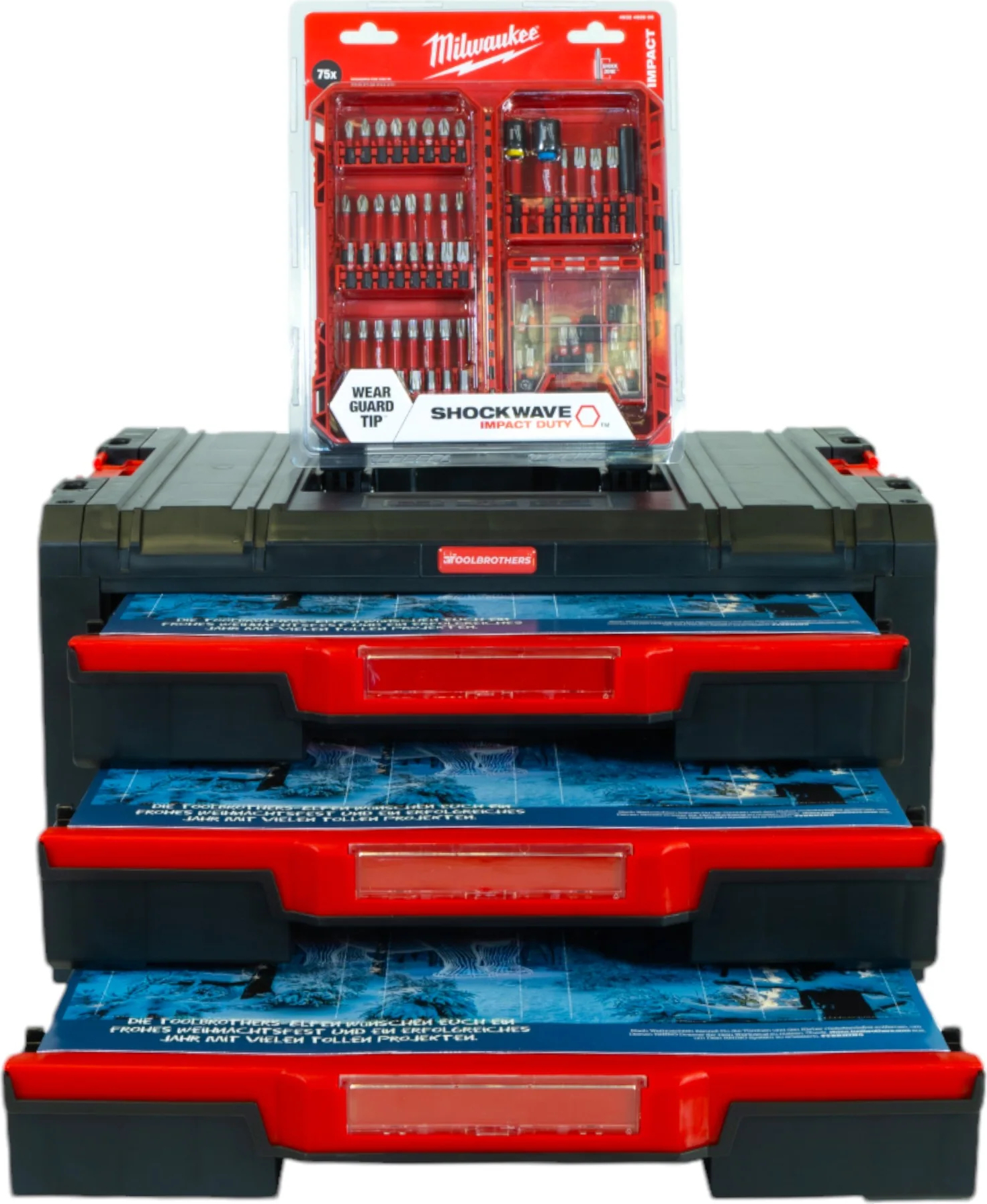 Toolbrothers RHINO Adventskalender 2024 - LIMITOVANÁ ČIERNA EDÍCIA MILWAUKEE