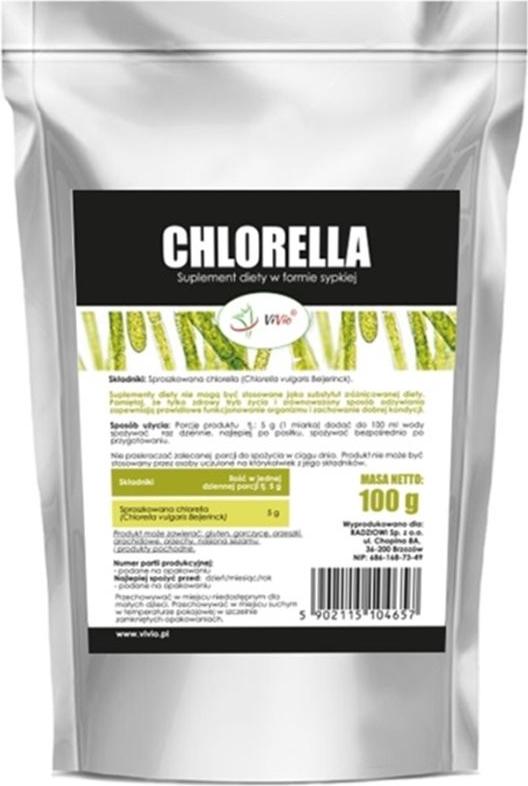 Chlorella Vivio Pulver 100 g