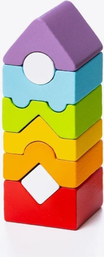CUBiKA Stapelturm LD-12 Lernspielzeug 15009