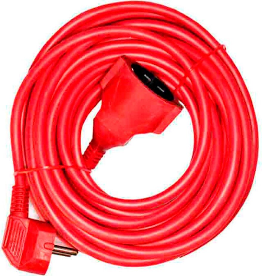 Verlängerungskabel EDM Flexibel 3 x 1,5 mm 10 m Rot 23600