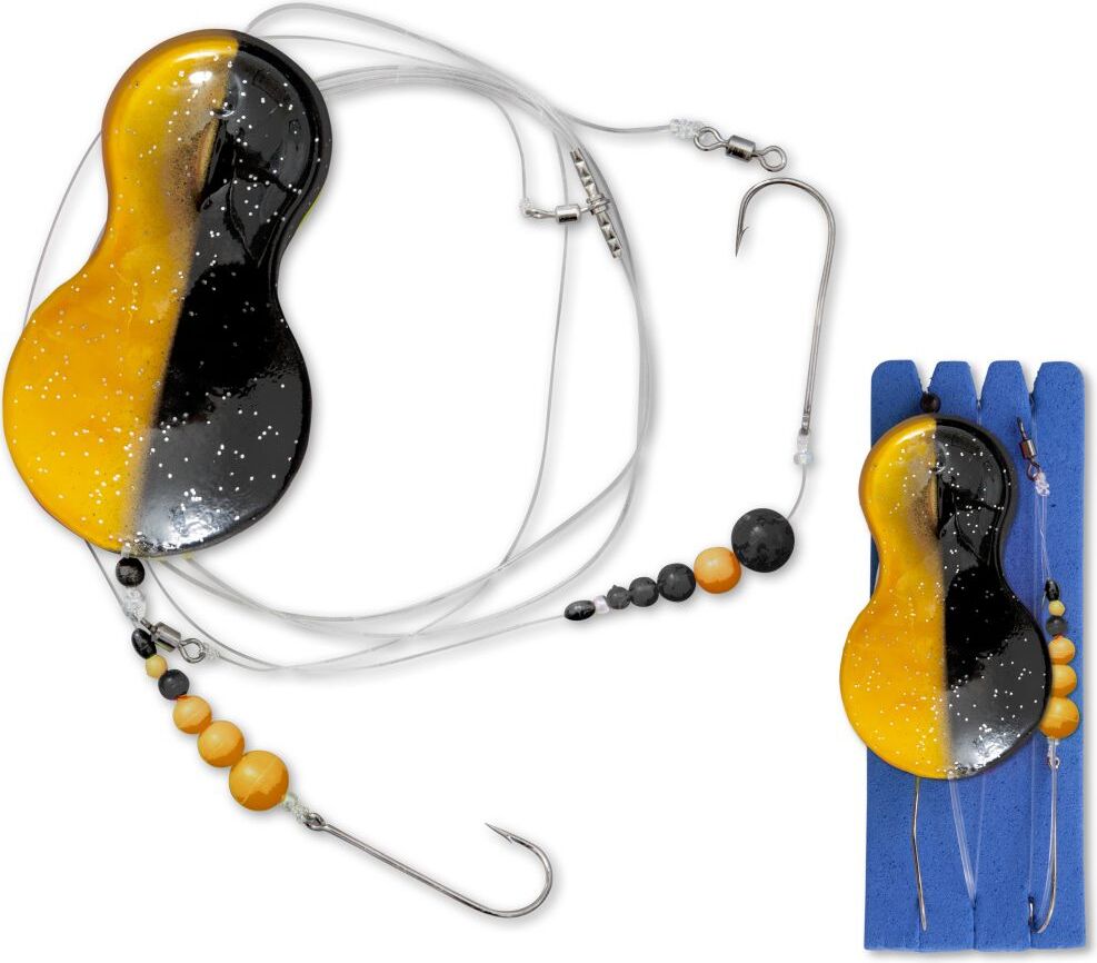 Zebco Flatty Teaser Inline Rig 80g Schwarz/Gold 4228082