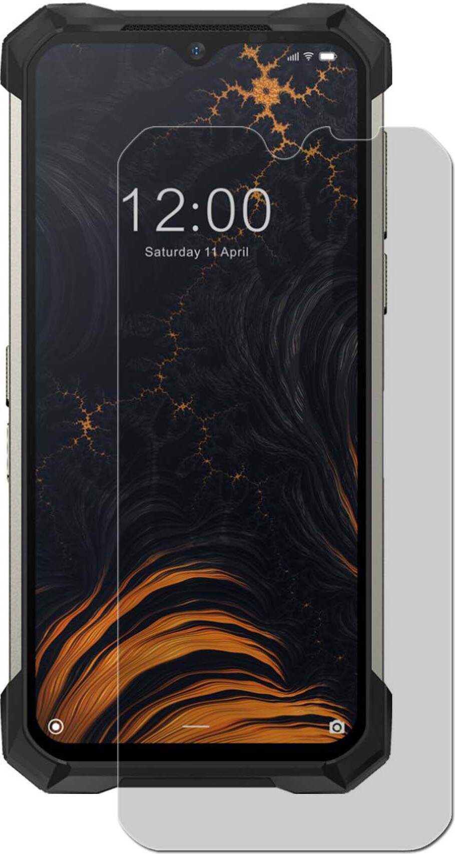 AtFoliX Panzerfolie Für Doogee T40 - 2x Entspiegelte Displayschutzfolie FX Serie