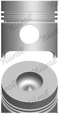 NÜRAL 87-781900-30 Kolben für FIAT Series 100 Series 110 Series 50 Series 55 Series 600 Series 65