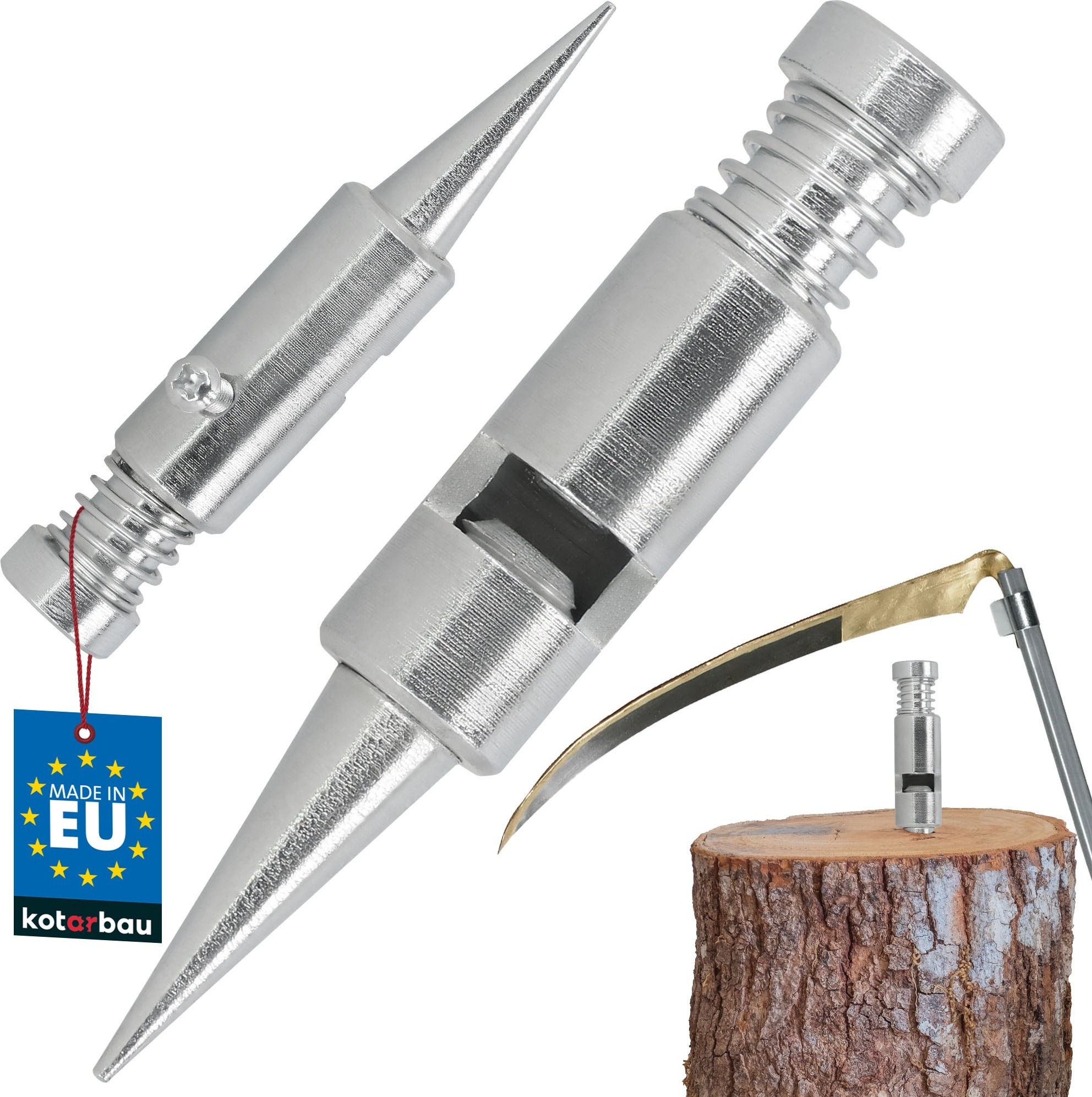 KOTARBAU® Schlagdengelapparat Dengelamboss Dengelgerät Dengelapparat Dengelbengel, Schlagdengler zum Dengeln von Sensenklingen