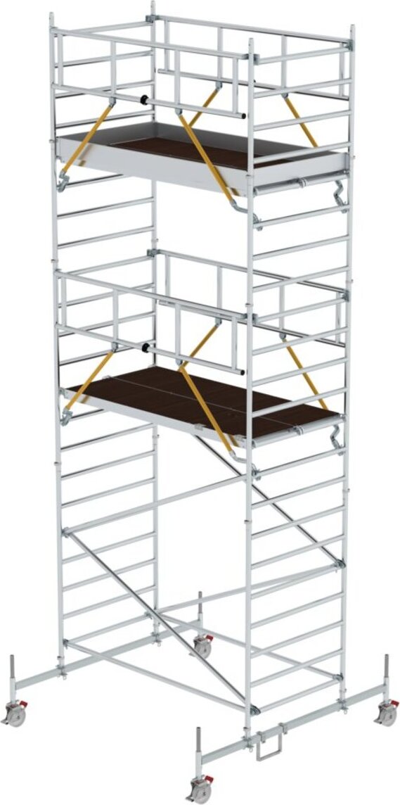 MUNK Rollgerüst SG mit Doppelplattform 1,35x2,45m Plattform 7,78m AH 174537