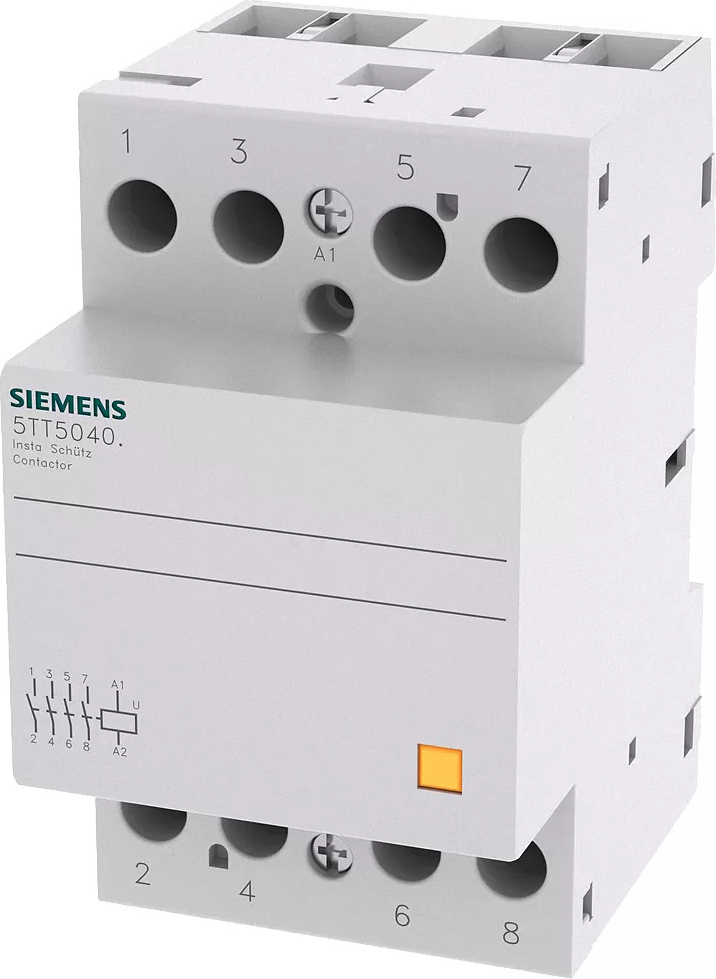 Siemens INSTA SCHUETZ 4S AC24V 40A, 374 g, 94 mm, 57 mm, 82 mm, 374 g, 1 Stück(e) 5TT5840-2
