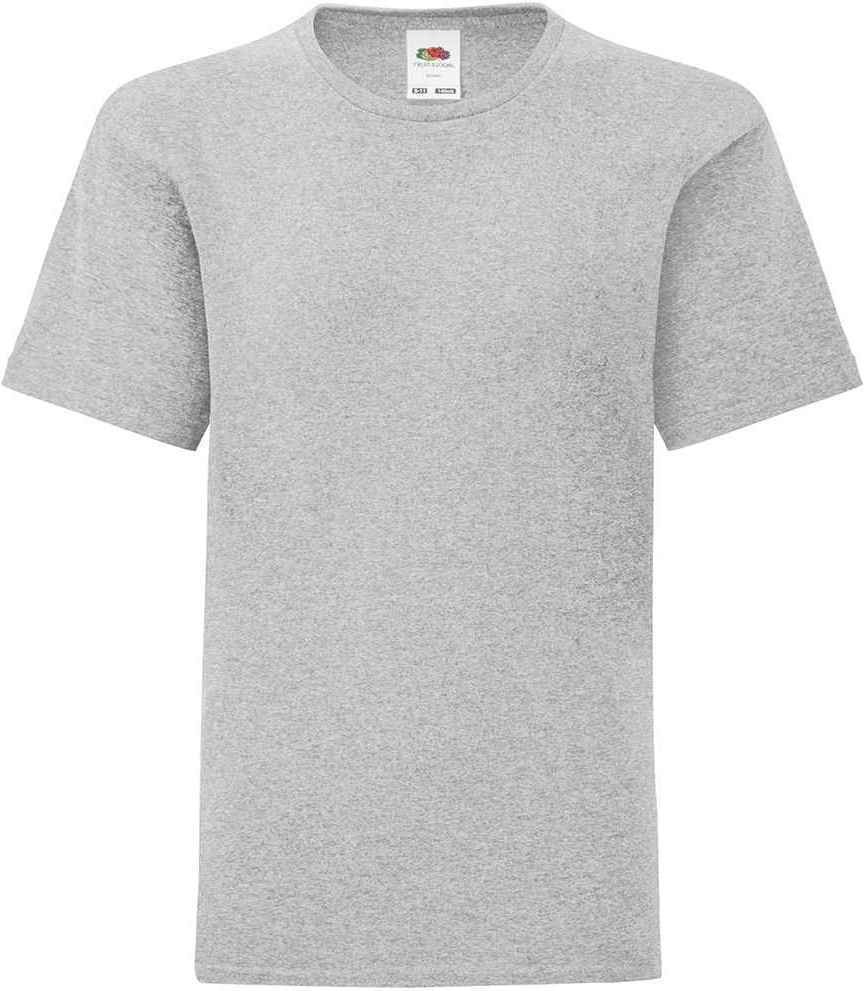 Fruit Of The Loom - T-shirt ICONIC - Gris Foncé - - 7.99
