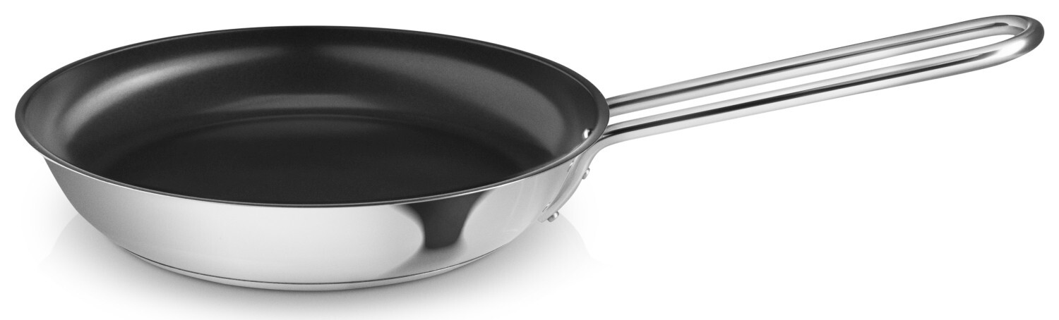 Eva Trio Eva Solo Bratpfanne, Pfanne, Schmorpfanne, Gemüsepfanne, Steakfpanne, Fischpfanne, Kochen, Edelstahl, Ø20 cm, 202720