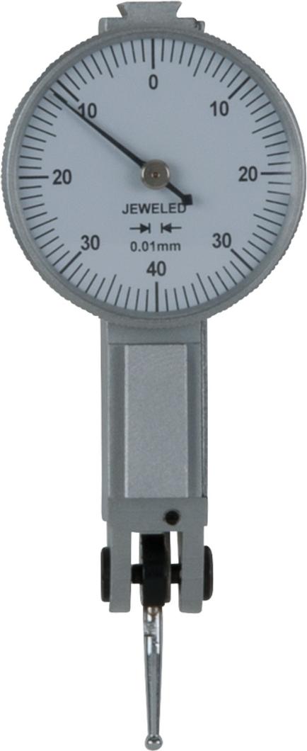 KS Tools Präzisions-Messuhr mit Nulleinstellung 0-0,8mm, 300.0564