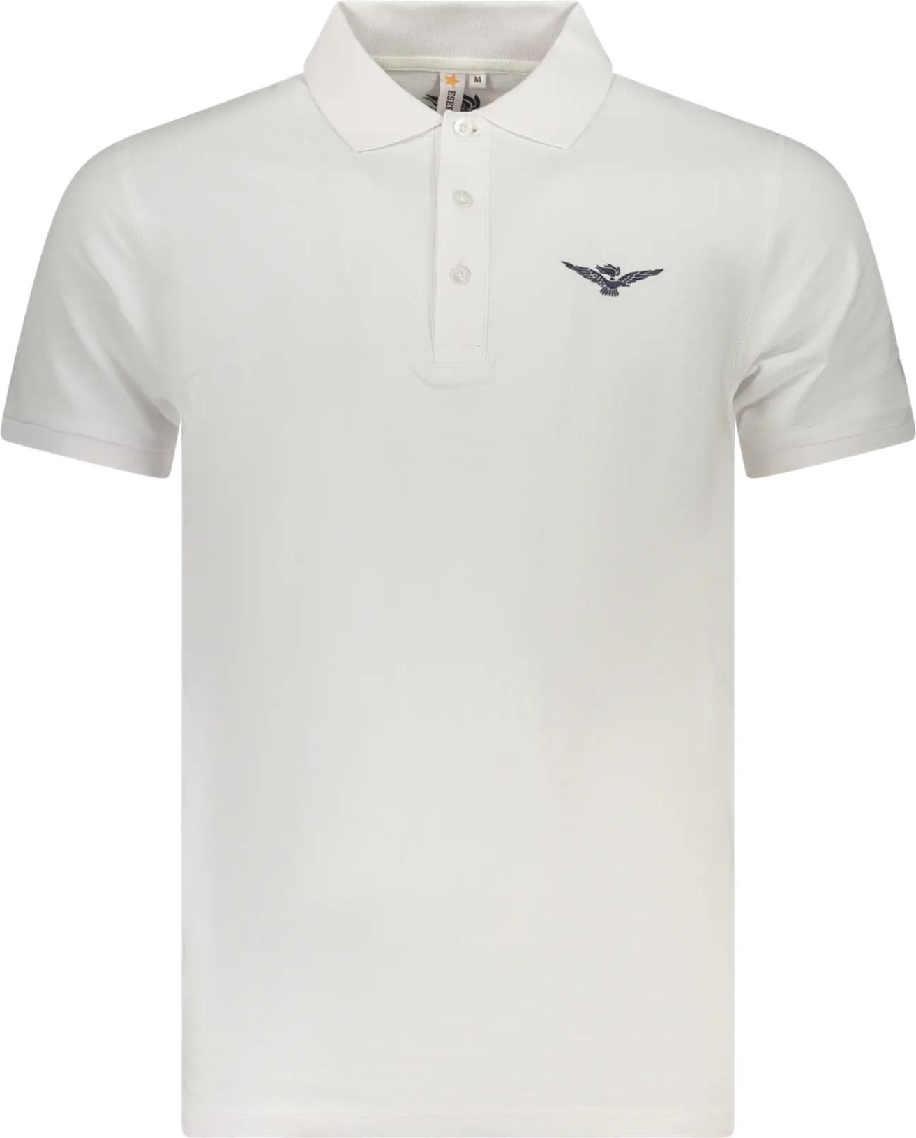 ACCADEMIA MILITARE Kurzarm Polo Adler Ball 3 Knpfe Druck Logo Shirt : Größe - S Größe: S S5S630-5584_BI001_S