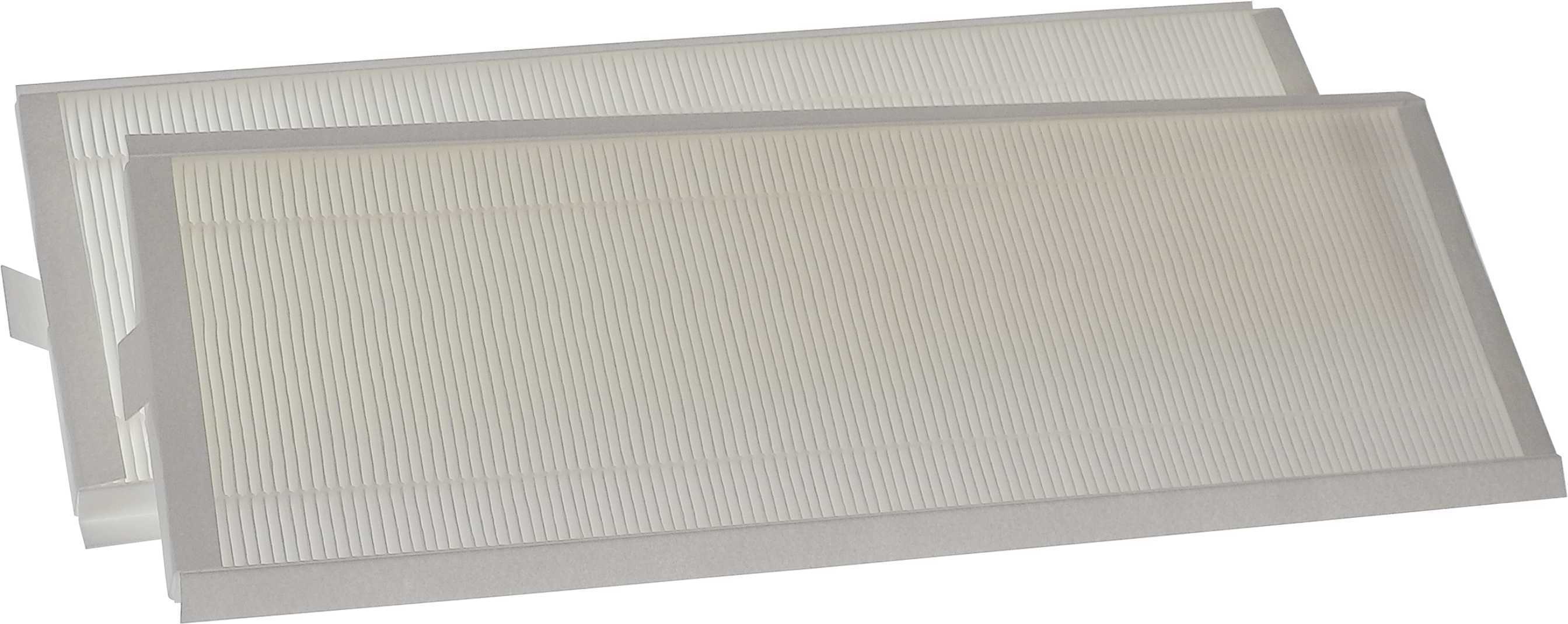 vhbw 2x Filter G4 kompatibel mit Zehnder ComfoAir Q350 TR Enthalpie, Q450, Q450 TR, Q450 TR Enthalpie Lüftungsgerät - Filterset, 50 x 16 x 4 cm Weiß