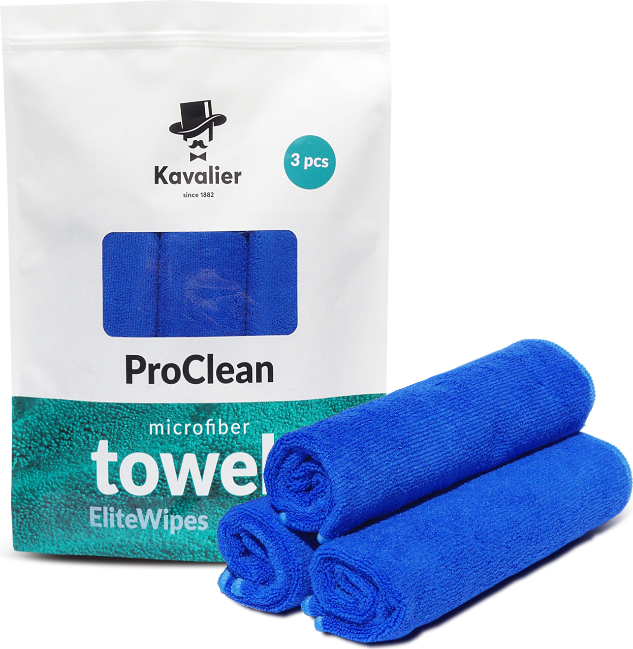 Kavalier Mikrofaser-Handtuch Set - 3 Stück 41x41cm Kavalier Wundertuch